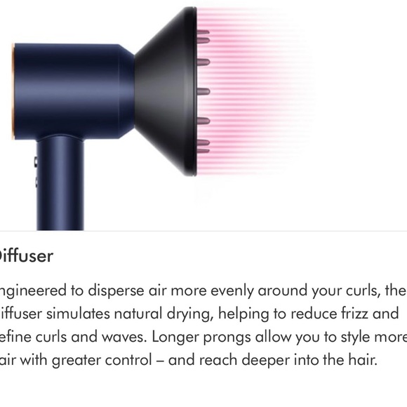 Dyson Supersonic Hair Dryer Attachments (2) - Picture 9 of 10